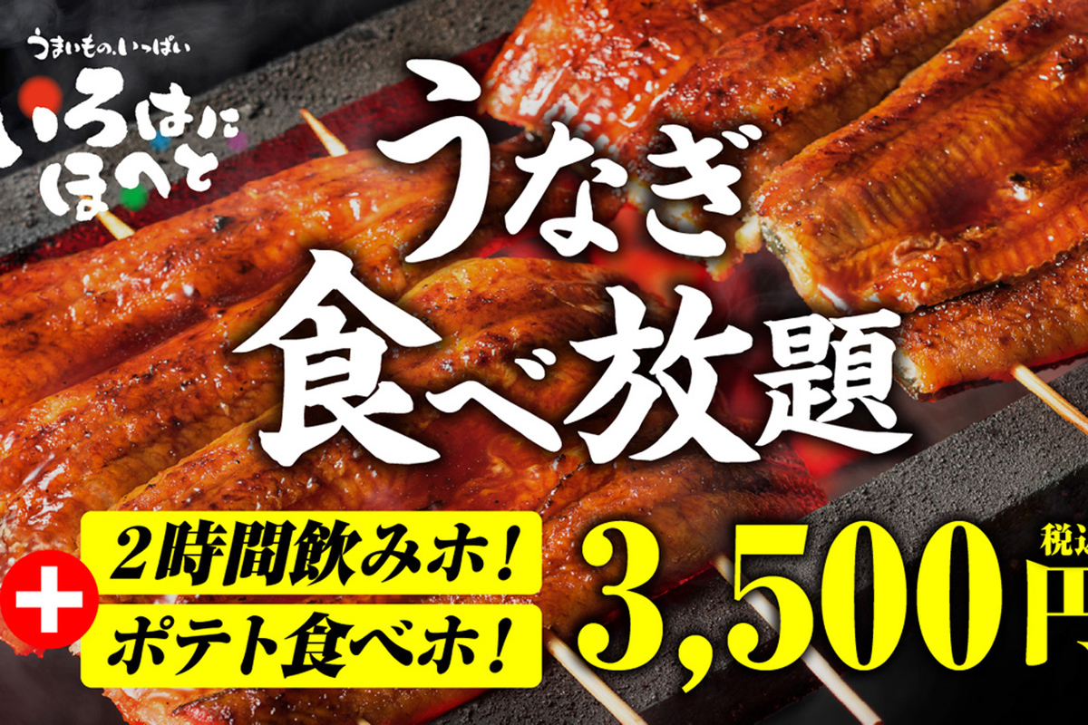 衝撃3500円!うなぎ食べ放題×飲放が激ウマ確定🥳