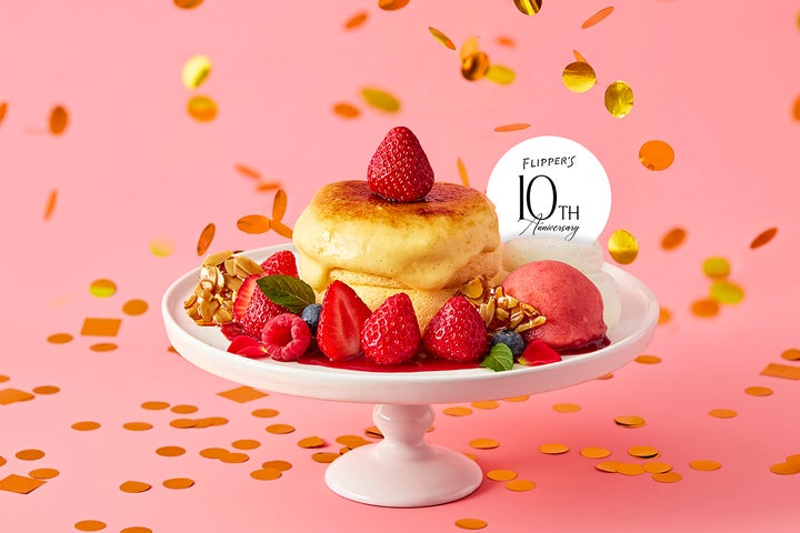 フリッパーズ10周年㊗️奇跡のスフレパンケーキ激ウマ確定！