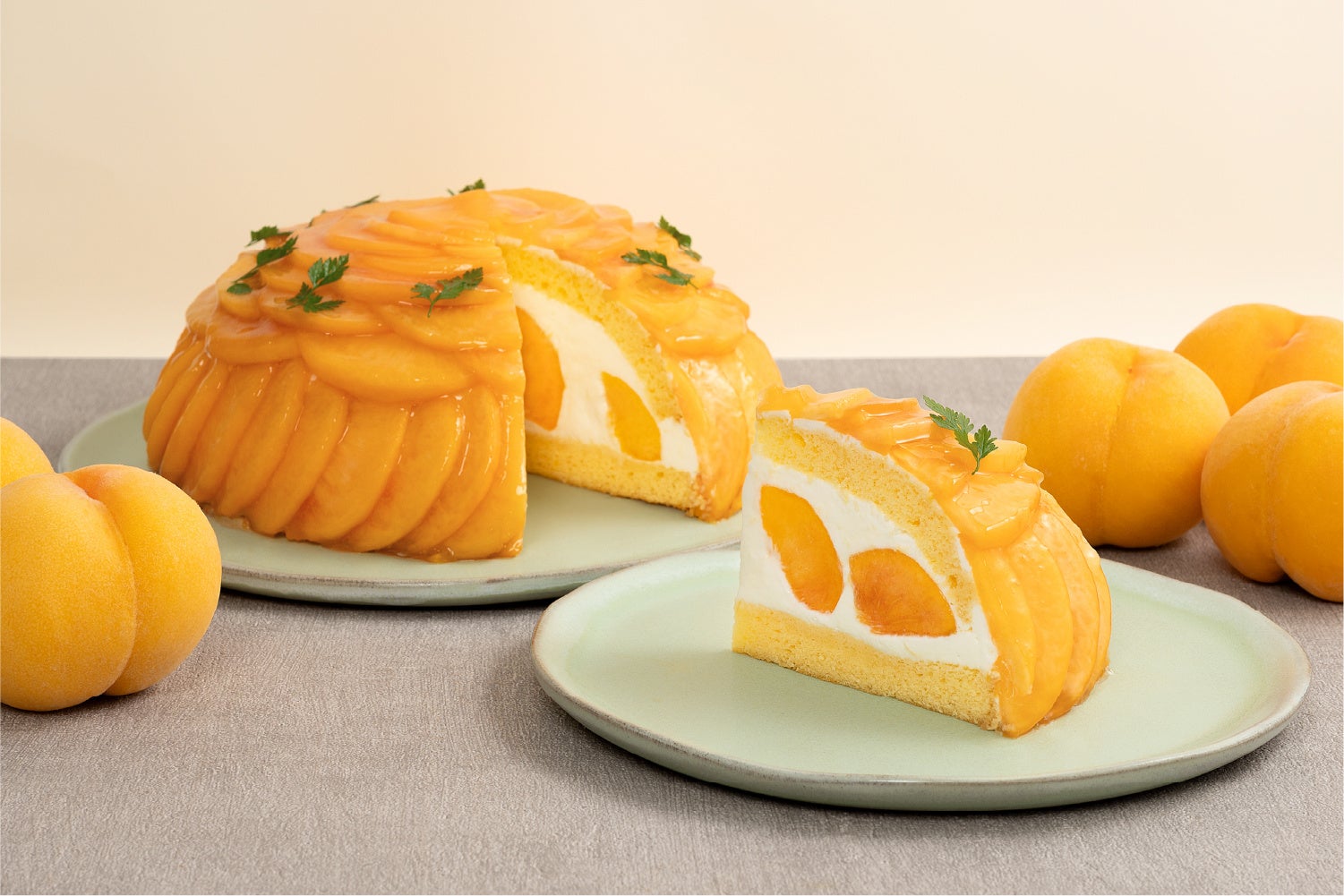 ダッキーダック🍑旬の桃づくし!贅沢ご褒美スイーツ必食✨