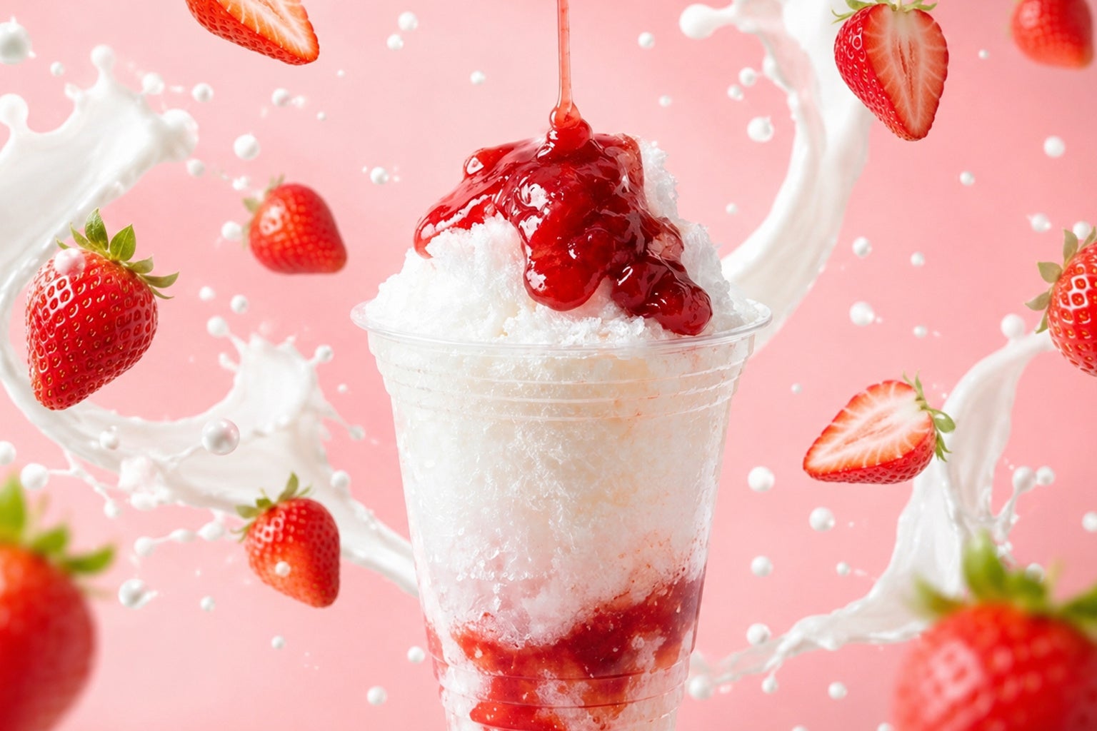 【超話題】幻のふわとろ濃厚いちごミルクかき氷が復活!🍧✨