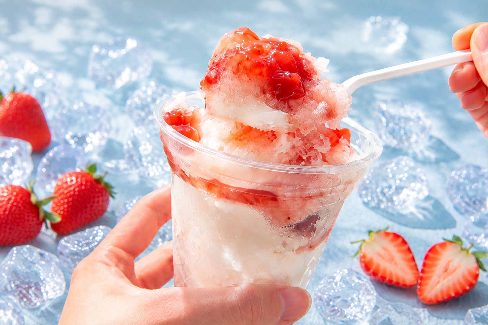 【超話題】幻のふわとろ濃厚いちごミルクかき氷が復活!🍧✨