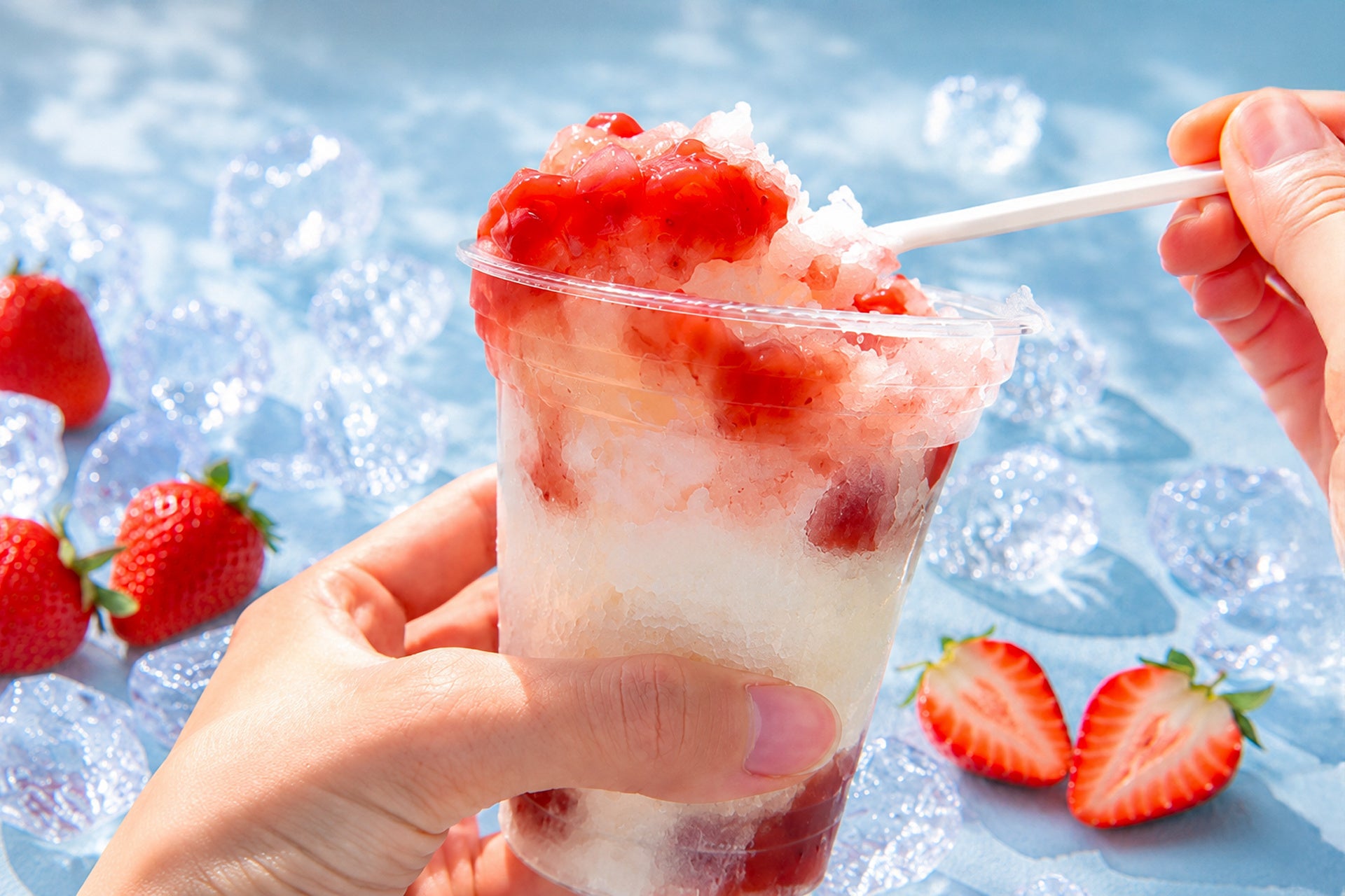 【超話題】幻のふわとろ濃厚いちごミルクかき氷が復活!🍧✨
