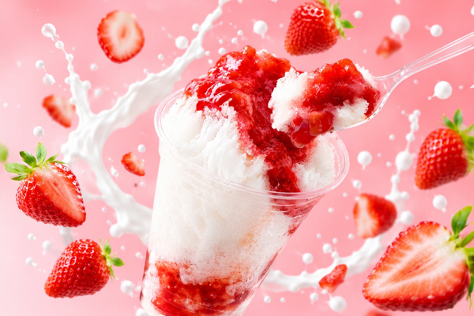 【超話題】幻のふわとろ濃厚いちごミルクかき氷が復活!🍧✨
