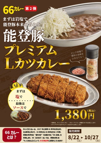 チャンピオンカレー能登豚Lカツ🍛激ウマ確定!✨