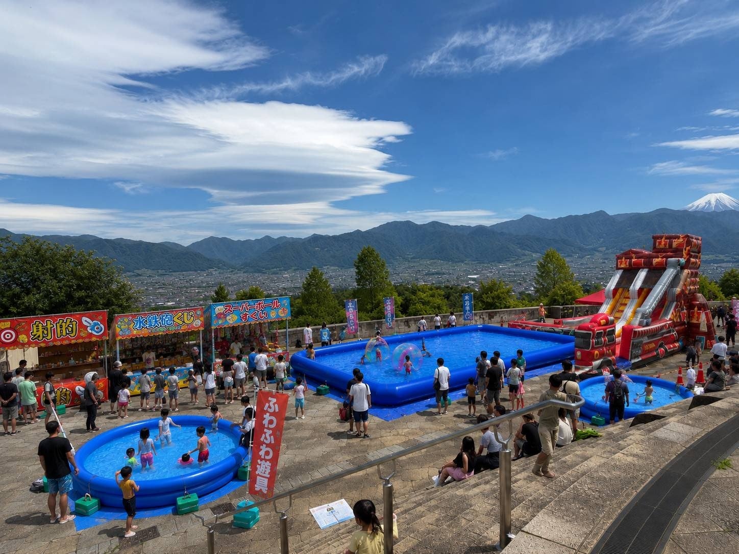 山梨！水遊び×富士山絶景！必食🍑桃かき氷🍧