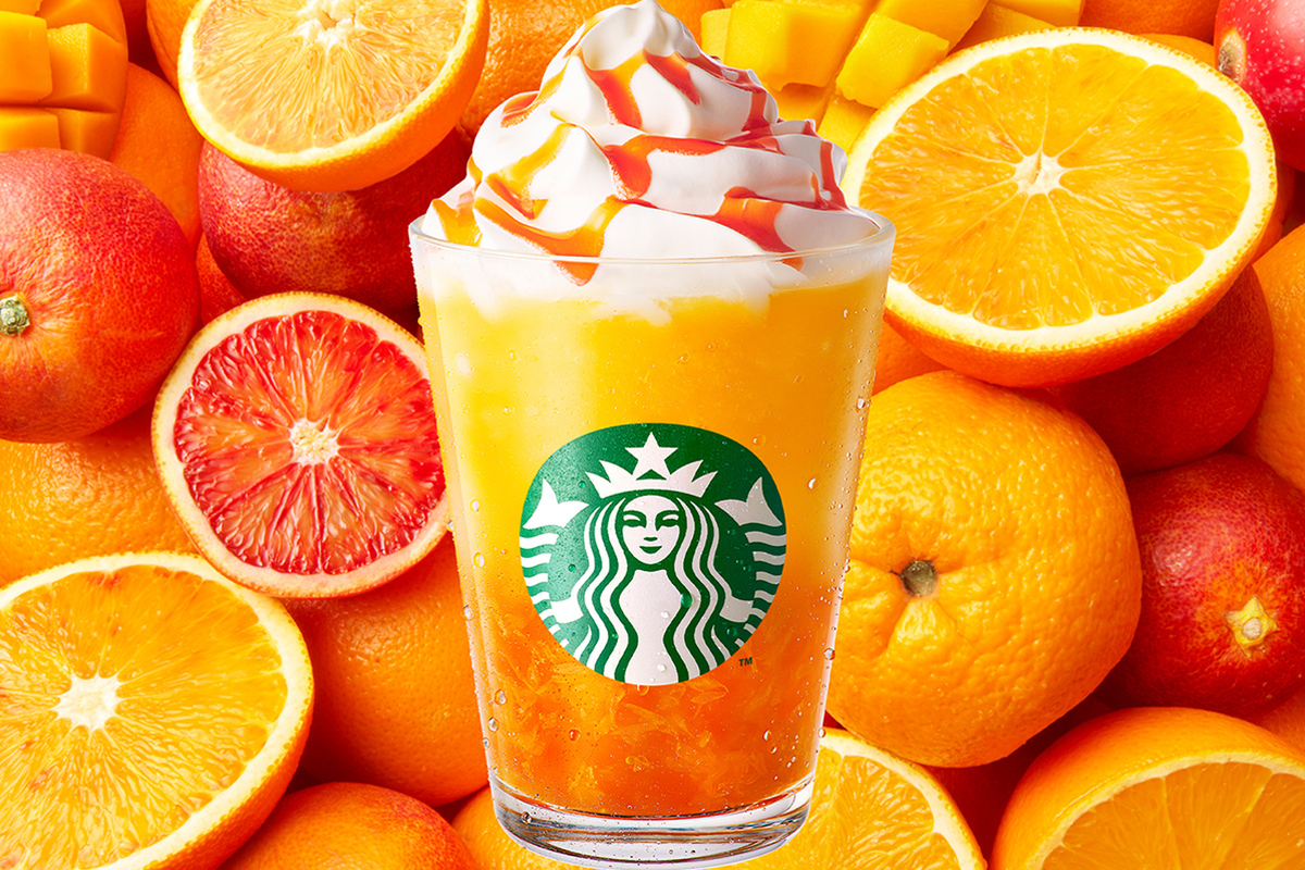 スタバ新作が激ウマ確定!オレンジ×マンゴーで夏最高🥭✨