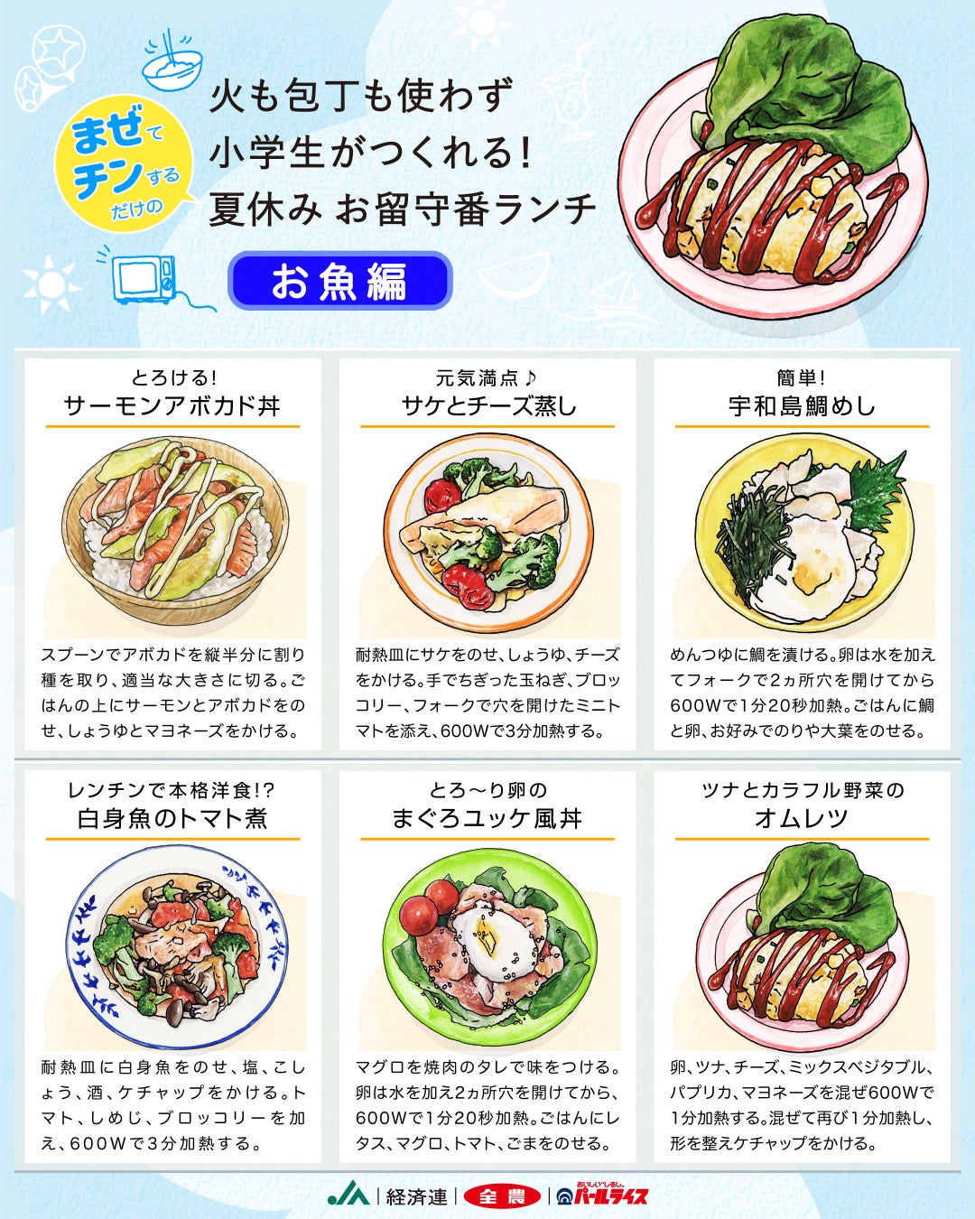 全農発!猛暑を乗り切る冷やしメシ&子どもランチが激ウマ😋✨