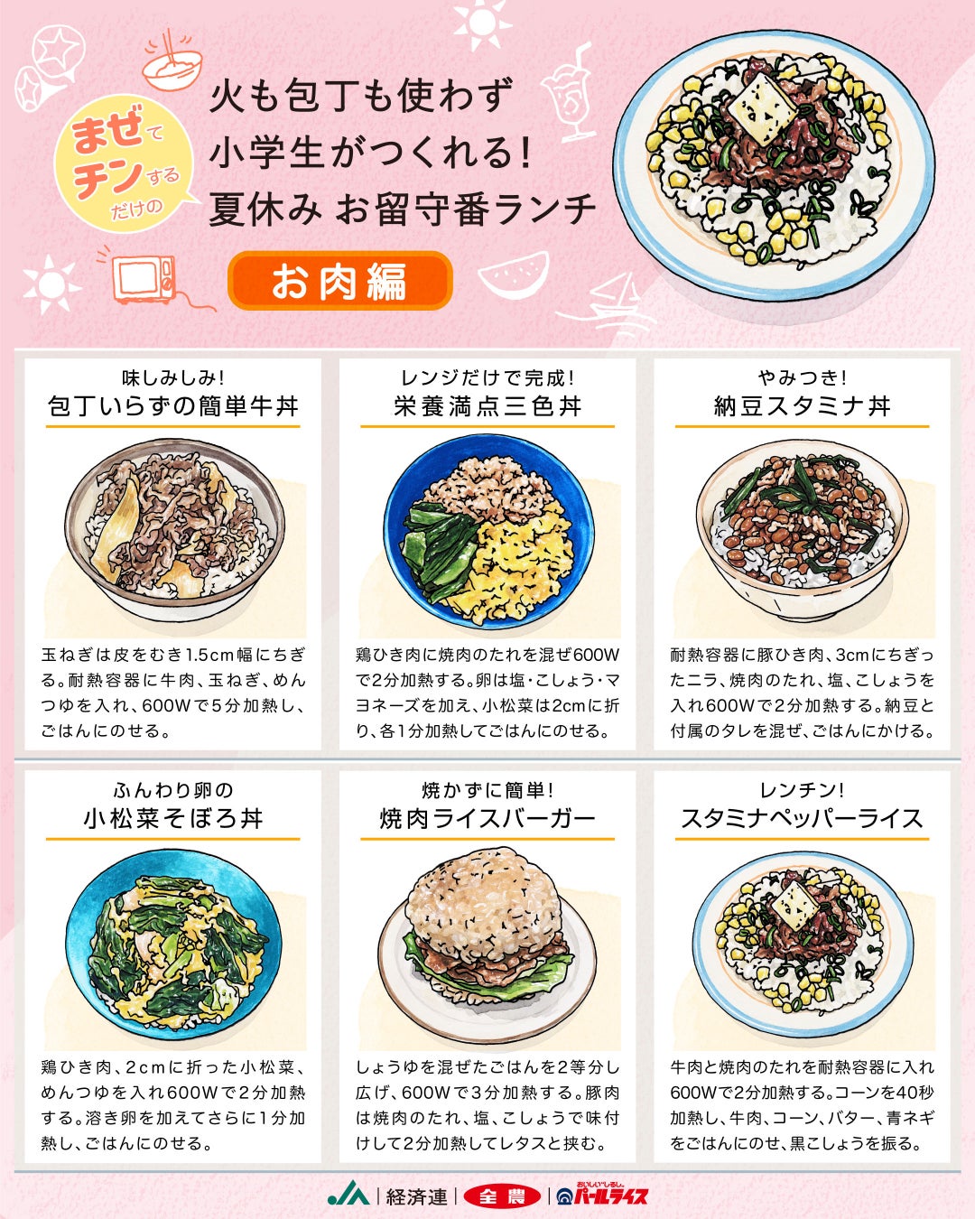 全農発!猛暑を乗り切る冷やしメシ&子どもランチが激ウマ😋✨