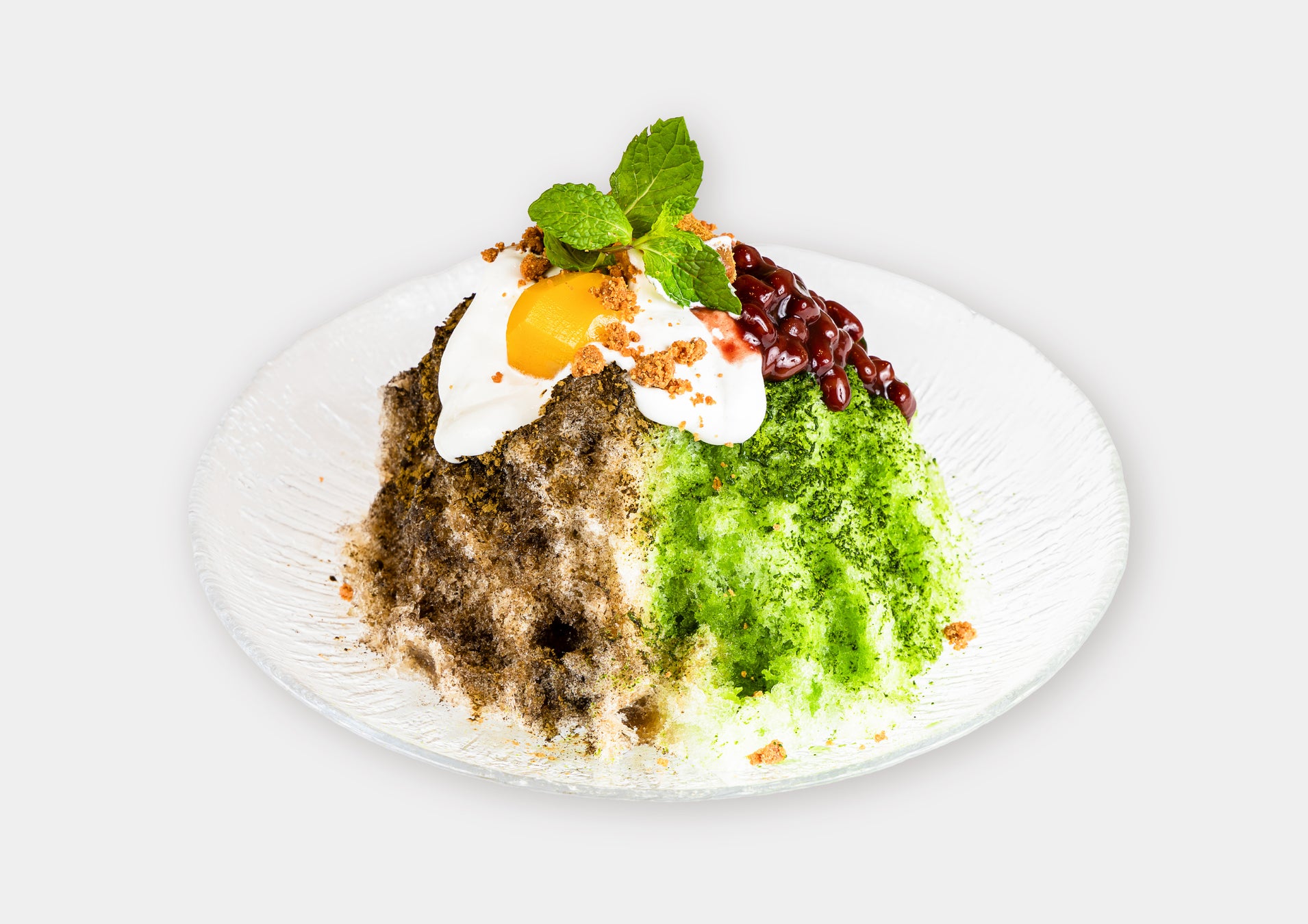 kawara限定!パティシエ抹茶&白桃かき氷が激ウマ🍧