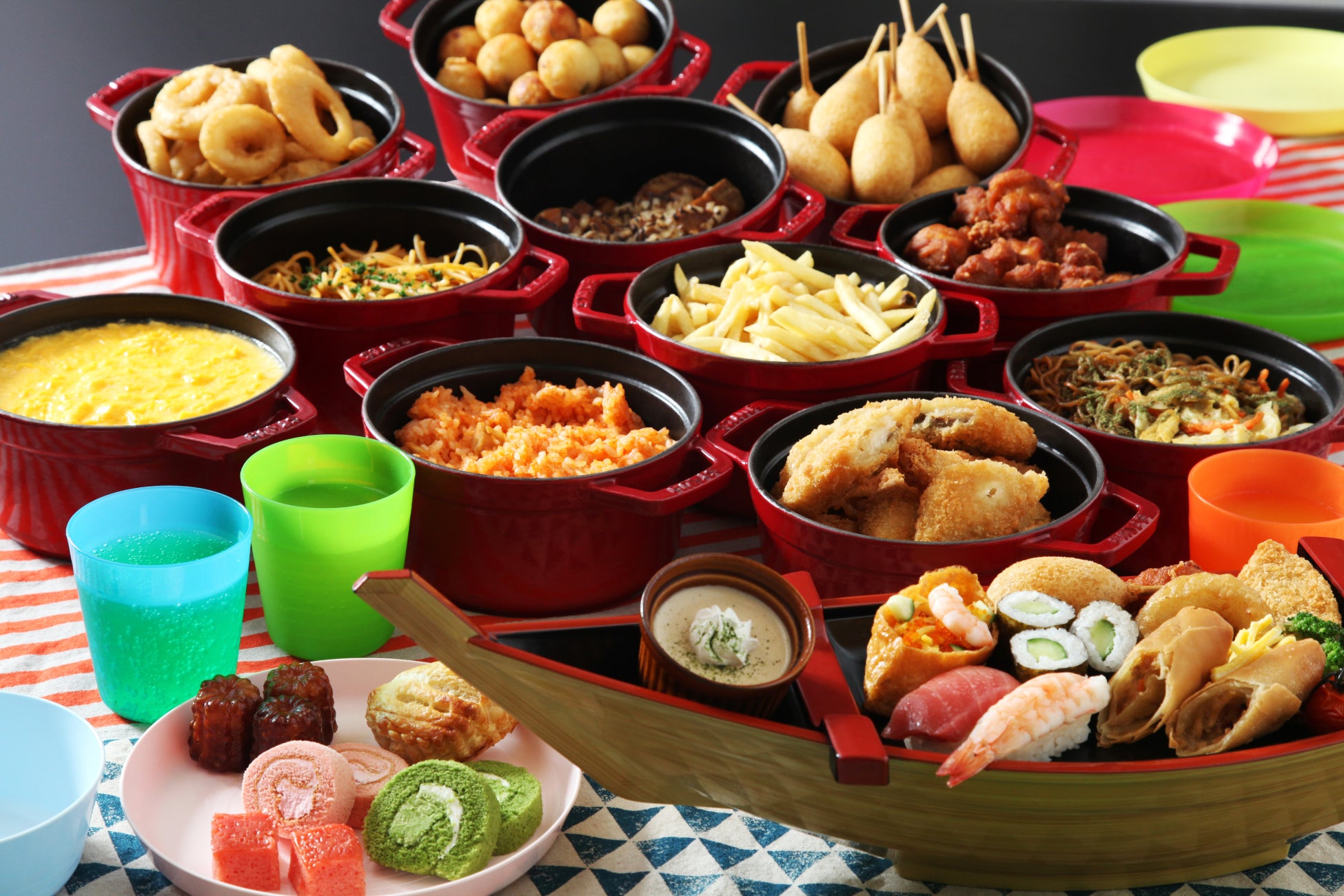 【激ウマ確定】夏休み70種バイキング！花火縁日で夏満喫🎇👨‍