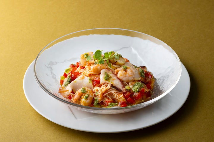 東京ステーションホテル！激ウマ涼麺カッペリーニは必食🤤🍅