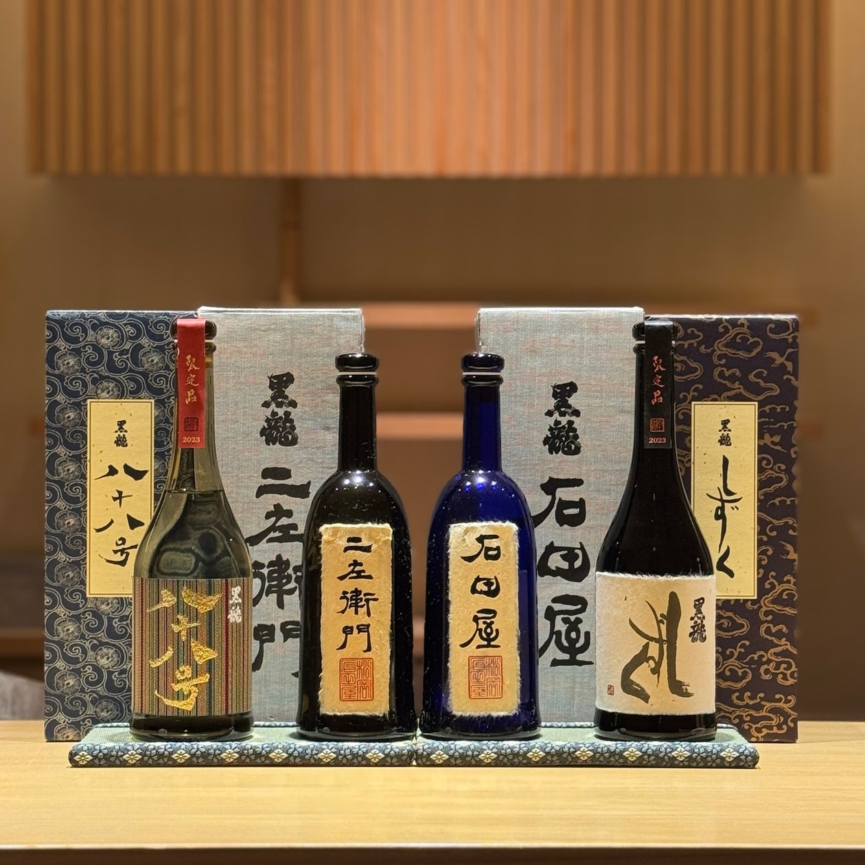 必食!五反田鮨あさひ、幻の黒龍5種飲み比べ🍣🍶