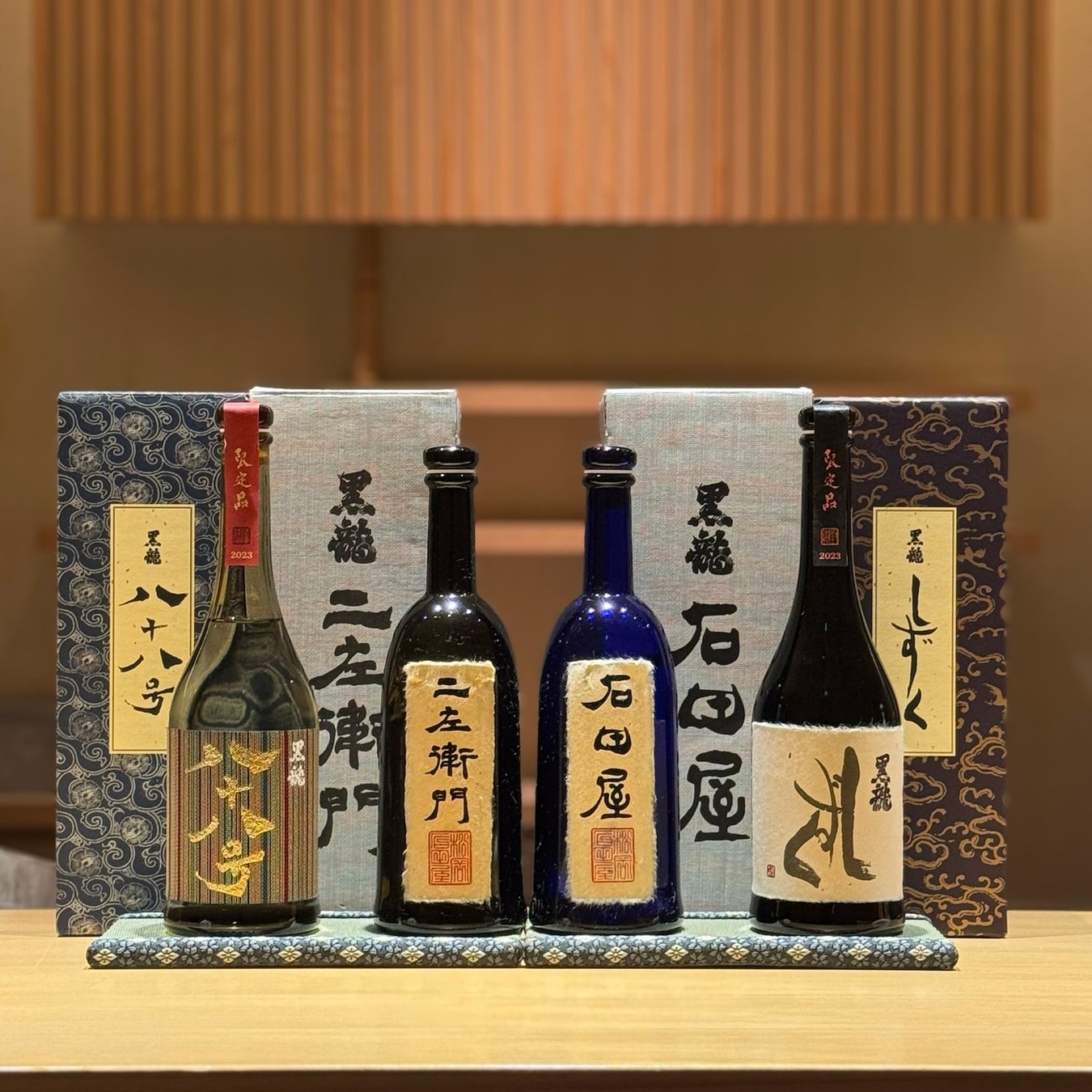 必食!五反田鮨あさひ、幻の黒龍5種飲み比べ🍣🍶
