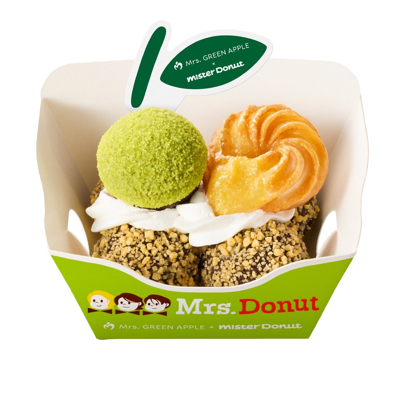 ミスド×ミセス🍏初コラボ！Mrs. Donut激ウマ確定🍩