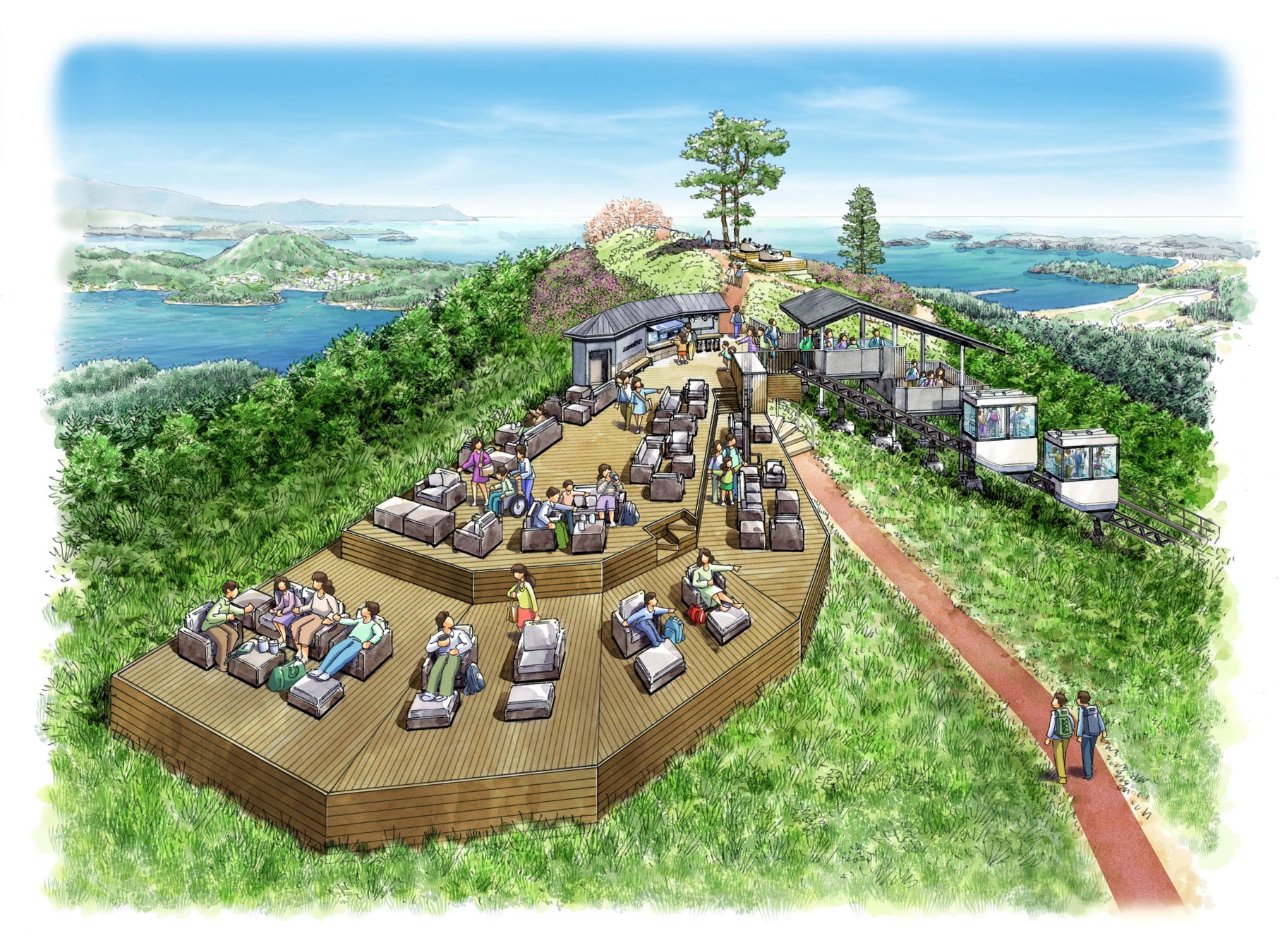 気仙沼大島 亀山テラス360°!絶景ランチ必食確定🤤✨