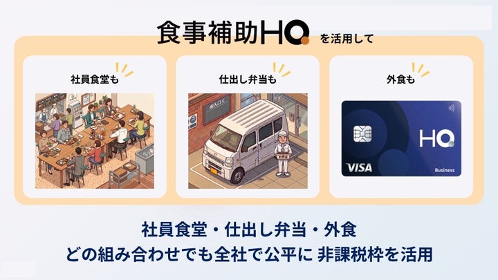 食事補助HQ新機能！社食も弁当も激ウマ確定！🤤