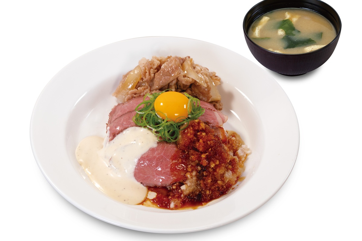 松屋激ウマ確定!ローストビーフ×牛めし合い盛り、本日爆誕🔥
