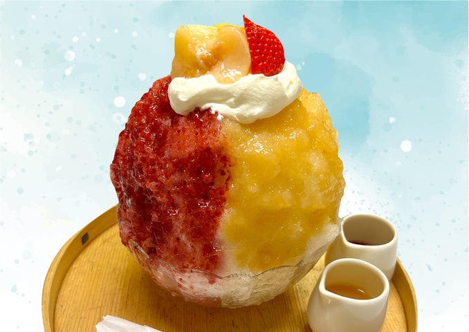 しろいくも新作🍧贅沢果実蜜かき氷！激ウマ確定✨