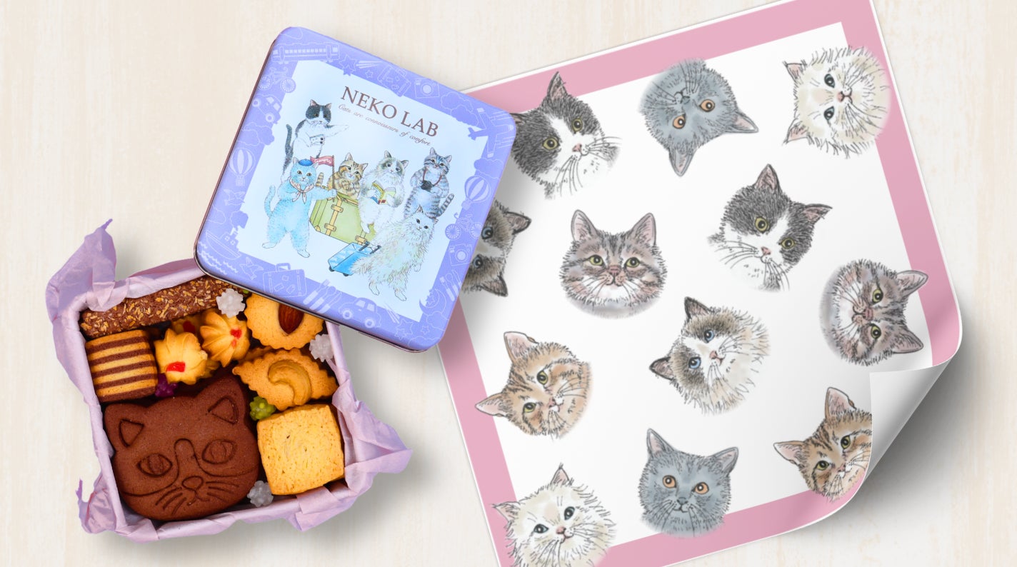 福島NEKO LAB激ウマ猫クッキー缶は期間限定必食！😻🎁