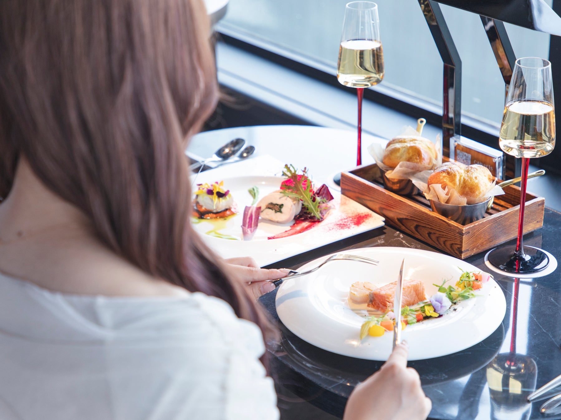 必食！梅田絶景ご褒美ランチ✨至福7種メインで感動💖