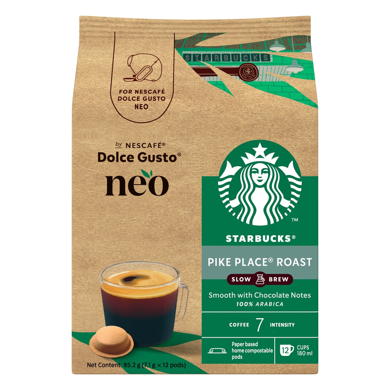 スタバのパイクプレイスがドルチェグストに！激ウマ確定☕️🤩
