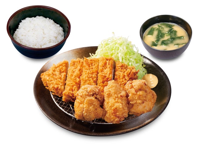 松のや！超話題の盛合わせ定食がお得に！必食🉐