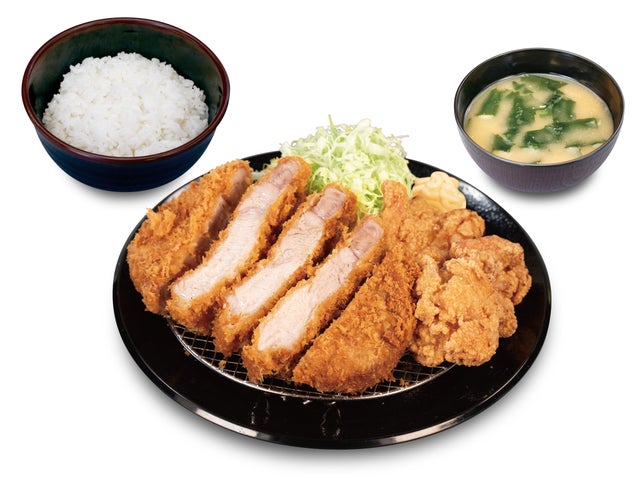 松のや！超話題の盛合わせ定食がお得に！必食🉐