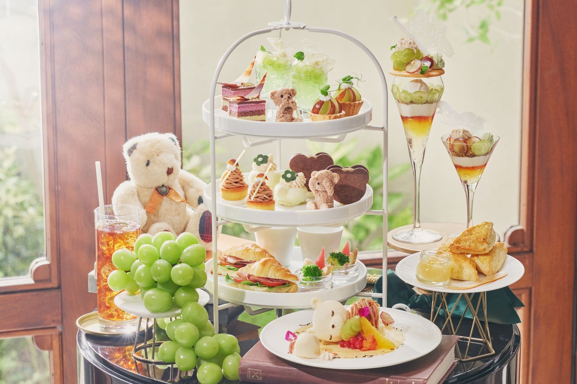 くまアフタヌーンティーが可愛すぎ🐻💖横浜大宮で必食！