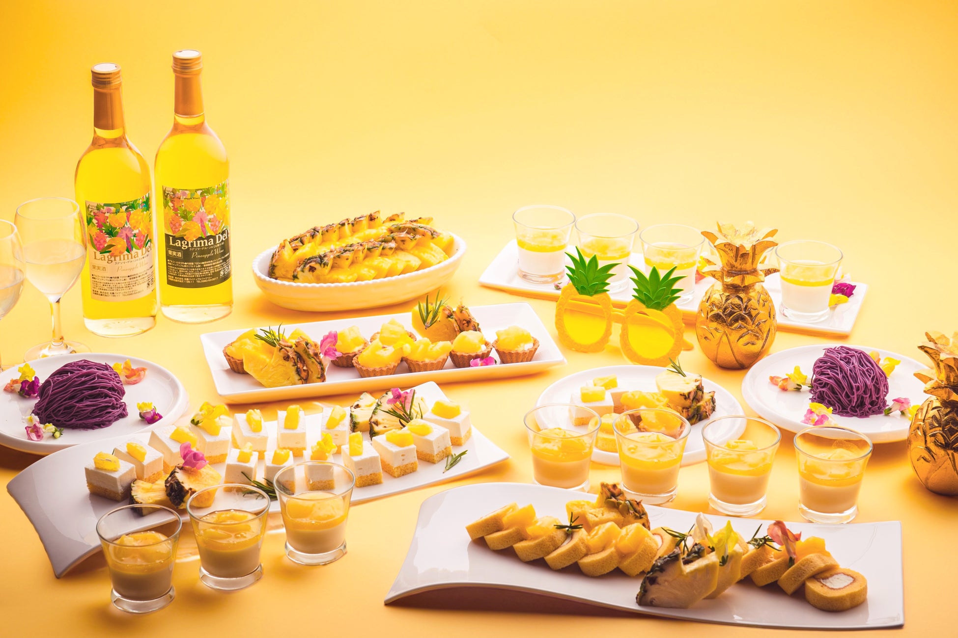 沖縄ホテルビュッフェ🍍激ウマ確定！パイナップル美酒スイーツ🤤