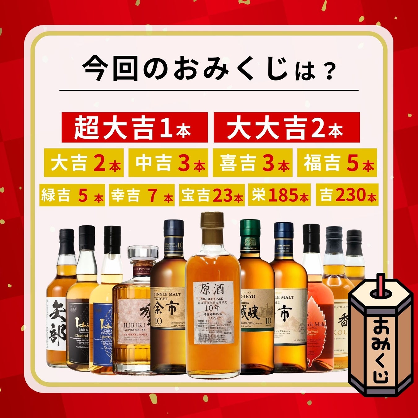 激ウマ確定!? 余市10年原酒「幸運みくじ」でGET🥃🔥