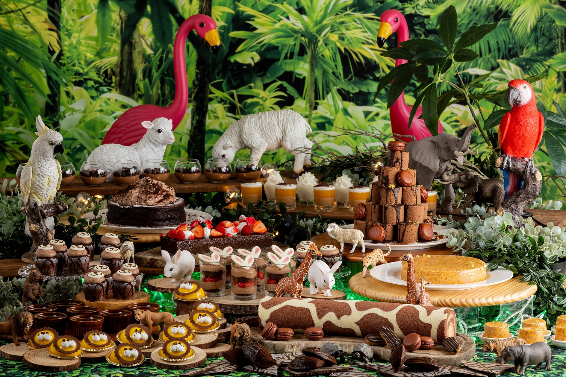 激かわ必食!😍🍫40種動物チョコビュッフェ