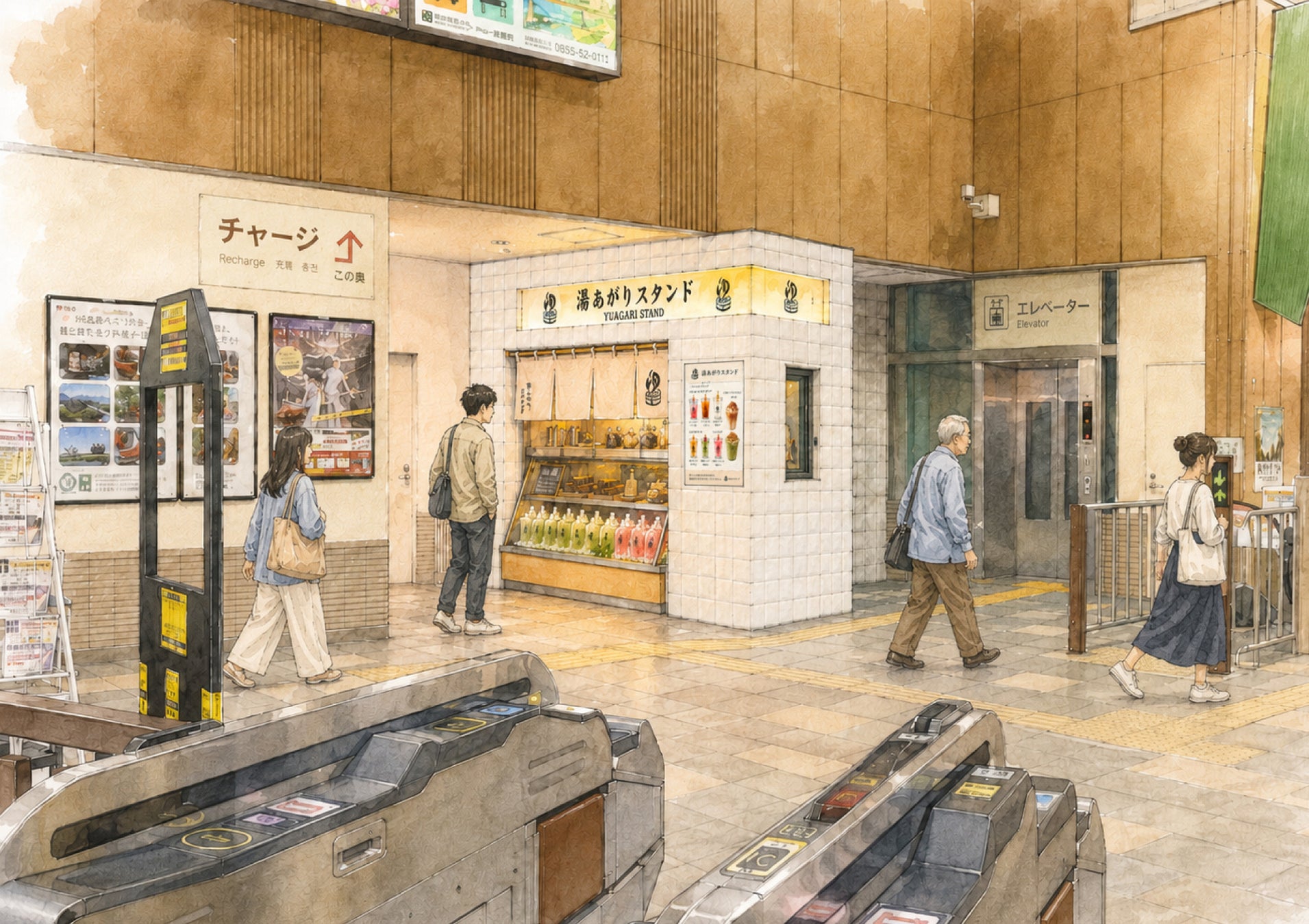 箱根湯本駅改札内グルメ速報！湯あがりスタンド爆誕！これは必食