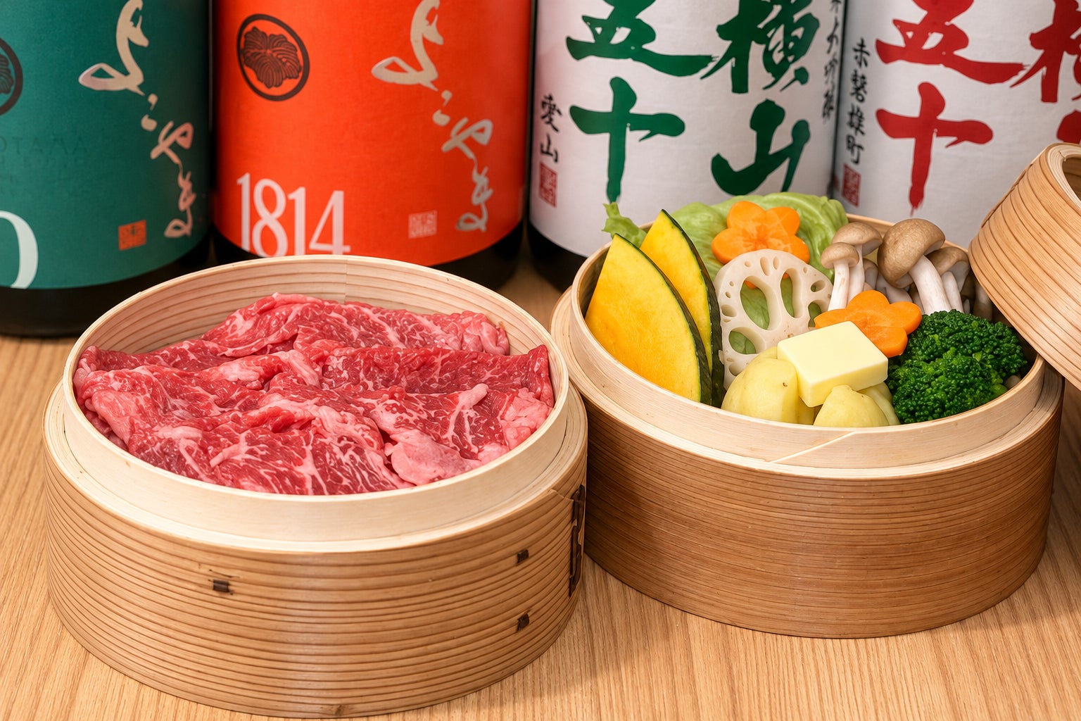 寿司酒場発！壱岐牛二段せいろ蒸し🍣11月限定激ウマ必食✨