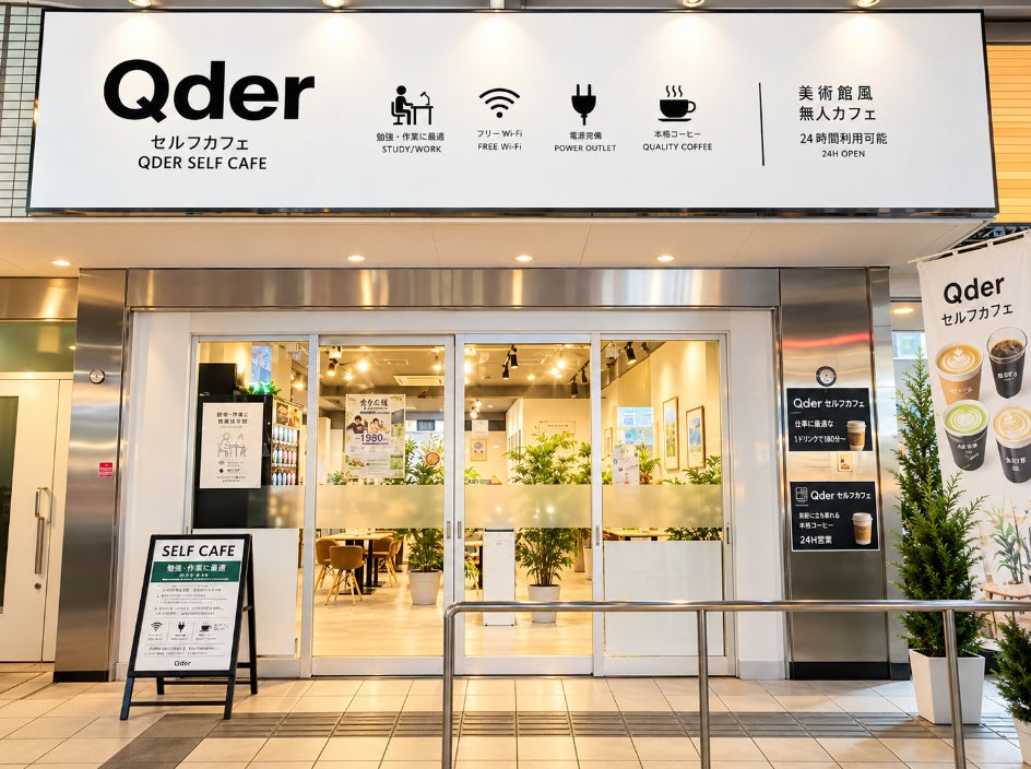 超話題!河内長野に爆誕Qder24H美術館カフェ☕️✨