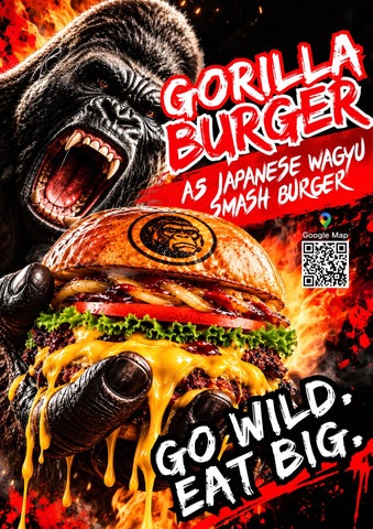 渋谷🦍常識破壊バーガー誕生！超話題の和牛スマッシュ必食🍔