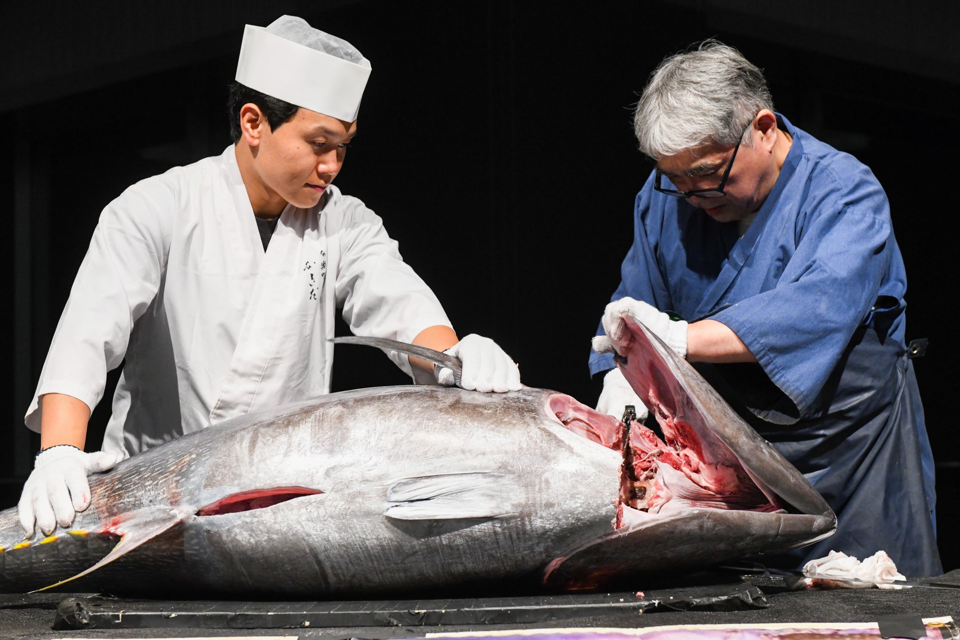 忘年会は「見て食べて当てる」神体験!マグロ解体&ワイン格付け