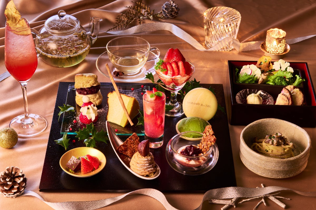 SORANOホテル「いちご和アフタヌーンティー」激ウマ確定🍓